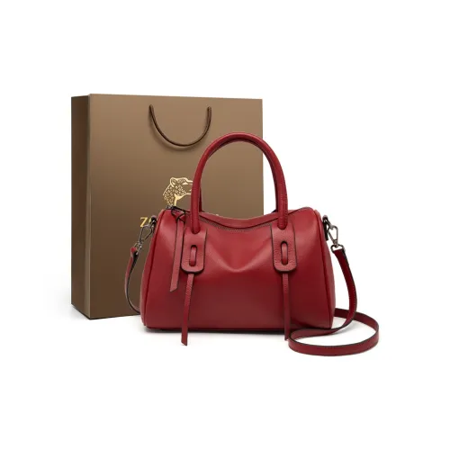 ZOOLER Сумка из крупнозернистой текстуры коровьей кожи женская черная хаки карамельная бордовая