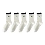 5 пар - 5 пар белых