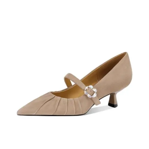 JESSICA SOPHIA Туфли Мэри Джейн с узким каблуком 4CM Женские