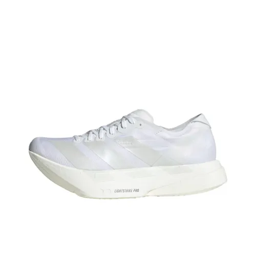 Adidas Adizero Adios Pro 4 Беговые кроссовки Низкий Топ Белый Женский