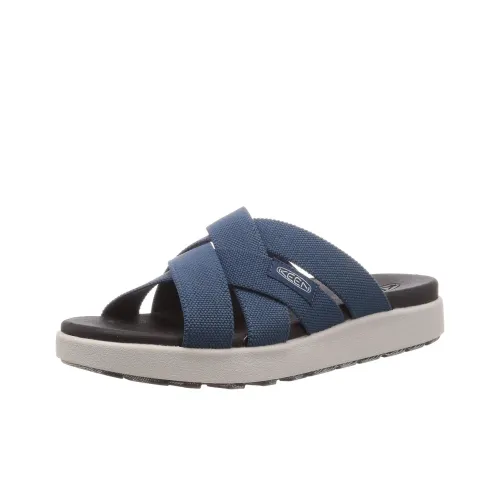 KEEN ELLE SLIDE Slip-resistant Слипоны Женские Blue