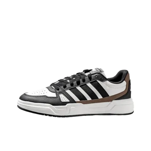 Adidas LITE BALLER Slip-resistant Abrasion-resistant Low Top Skateboard Shoes Unisex Black White Adidas LITE BALLER Slip-resistant Abrasion-resistant Низкие Скейтборд Кроссовки Унисекс Черный Белый