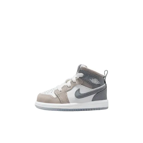 Jordan 1 Противоскользящая Амортизация Устойчивая к Износу Высокий Топ Обувь для малышей