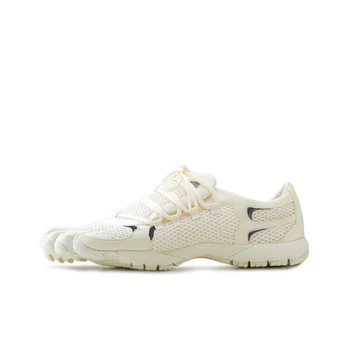 Vibram Slip-Resistant Support Quick-Dry Low-Top Training Shoes Women's Ivory White