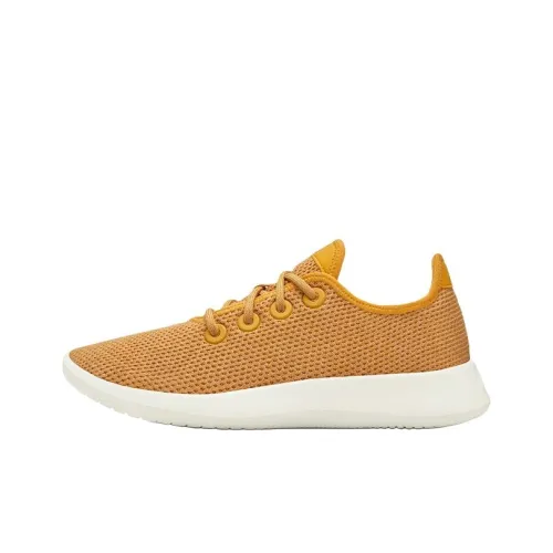 Allbirds Tree Runner Беговые кроссовки Низкий Топ Пчелка Желтый Мужской