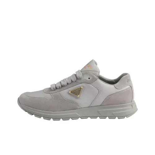 PRADA RE Нейлон Prax 2,0 Низкий Топ Повседневная Обувь Женская Серый