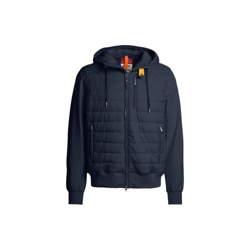PARAJUMPERS Хлопковый пуховик Мужской Морской синий
