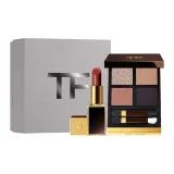 Двухкомпонентный комплект B: Черный Lipstick #TF11 3,5г + Призрачный 4-цветная палетка для теней #TF20 10г