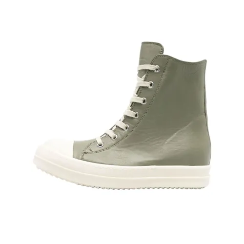 RICK OWENS совместный бренд RO Hollywood High Топ Скейтборд Кроссовки Женские Зеленый