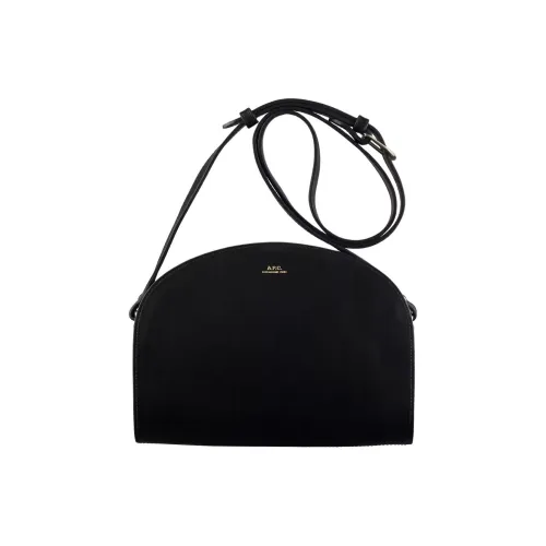 A.P.C Кожа Сумка через плечо Женская Черная