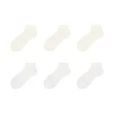 Молочный белый *3 + Белый *3 (6 пар)