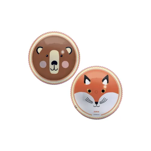 DJECO Эластичный Шар с Toddler Медвежонок и Лиса Дизайн Игрушки
