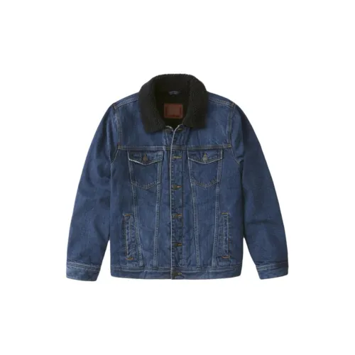 Abercrombie＆Fitch Denim Jacket Men's Dark Washed