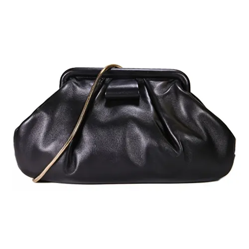 MIU MIU Напп-Кожа Ручная Сумка через плечо Сумка на плечо Женская Черная