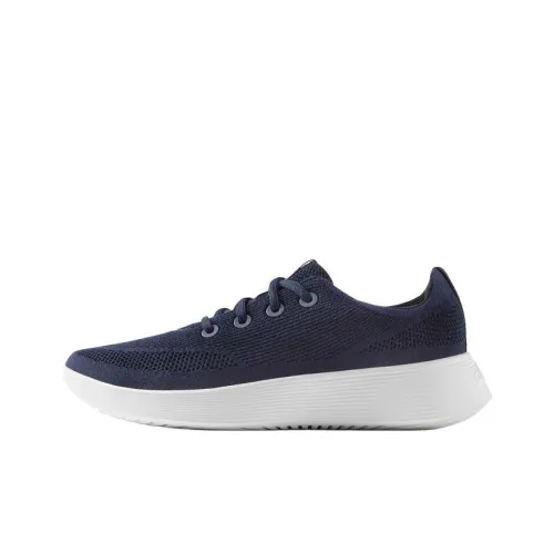 Allbirds Tree Runner Беговые кроссовки Низкий верх Темно-синий, белый, основание, мужской