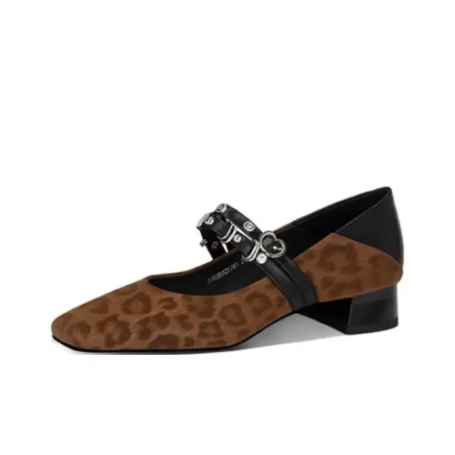 JESSICA SOPHIA Туфли Мэри Джейн с грубым каблуком 3 см женские