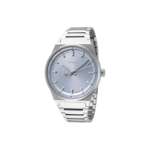 Hugo Boss Women's Watch Кварцевый механизм ремешок из нержавеющей стали 35 мм серебристый циферблат