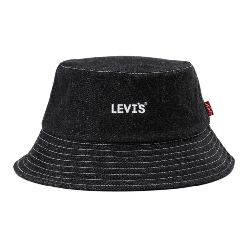 Levi's Cotton Bucket Hats Мужской Черный