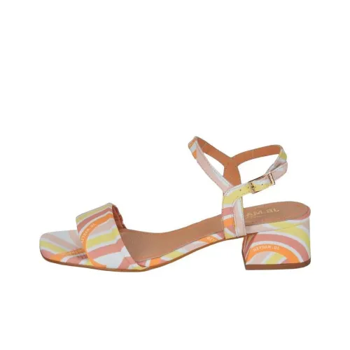 JB MARTIN 1VALSER One Ремень Сандалии 5 см Женские Оранжевые