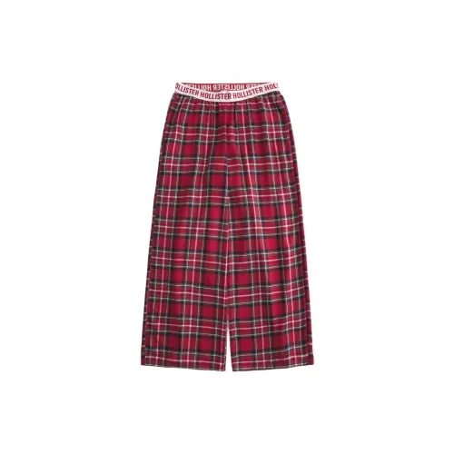 Hollister Пижамные штаны женские красный клетка