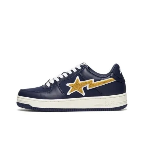 A BATHING APE STA X Stadium GOODS Low Топ Скейтборд Кроссовки Унисекс Белый Синий