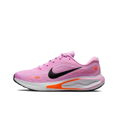 nike Journey Run Slip-resistant Abrasion-resistant Low Top Casual Running Shoes Women's Pink nike Journey Run Slip-resistant Abrasion-resistant Низкий Топ Повседневные Беговые Кроссовки Женские Розовые