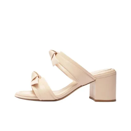 Alexandre Birman Слипоны 6 см Женские Крем