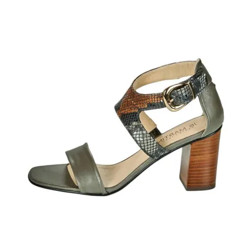 JB MARTIN Naweli One Ремешок Сандалии 8 см Женские Зеленые