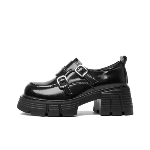 GEMEIQ Грубый каблук Высокие каблуки Женские Черный