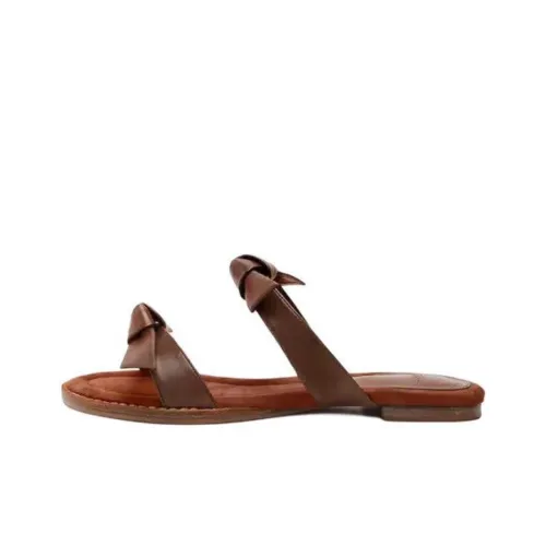 Alexandre Birman Слипоны Красный Коричневый Женский