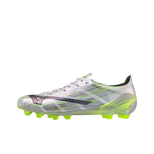 Mizuno Alpha 2 Футбольные бутсы Низкие Топ Серебристо-зеленый Унисекс