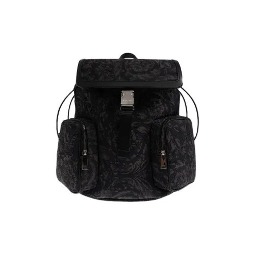 VERSACE Barocco Ткань Рюкзак Мужской Черный