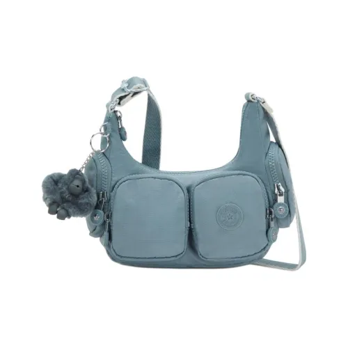 Kipling Переработанный полиамид Сумка через плечо Женская Туманно-серый Сосновый зеленый