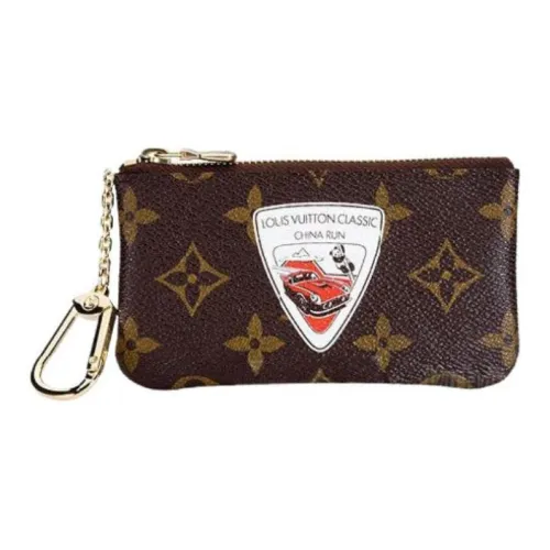 LOUIS VUITTON Monogram Canvas Leather Wallet Unisex Brown