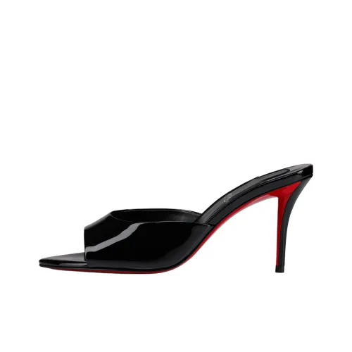 CL Слипоны 8 см Женские Черные