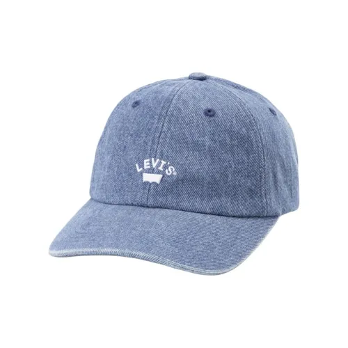 Levi's Хлопковые кепки женские джинсовый синий