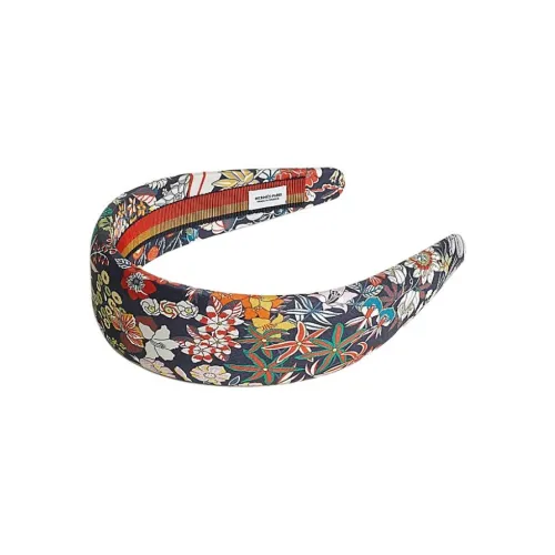 HERMES Тутовый шелк Ободки для волос Женские Темно-синий