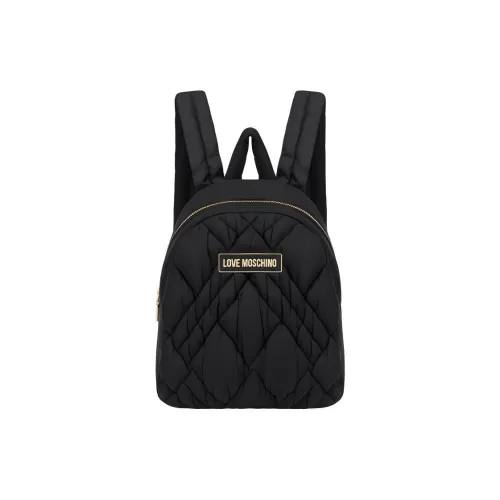 LOVE MOSCHINO Ткань Рюкзак Средний Женские Черный