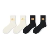 Молочный белый *2 + Черный *2 (4 шт)