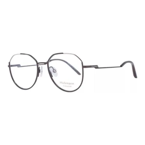 Ana Hickmann Металл Круглые Оправы для очков Женские Коричневый