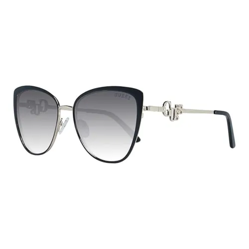 GUESS Пластик Металл Кошачий глаз Солнцезащитные очки Унисекс Черный