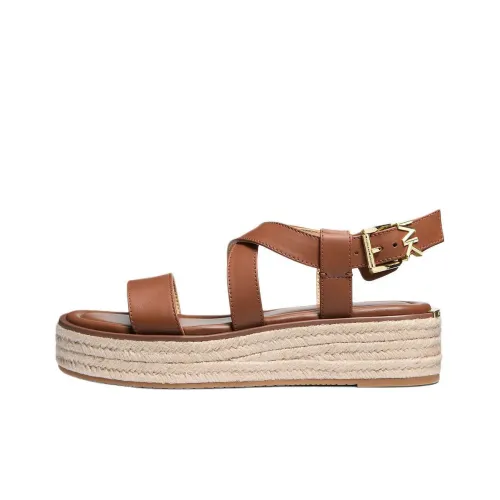 MICHAEL KORS Lynn One Strap Sandals 4,5cm Women's Brown