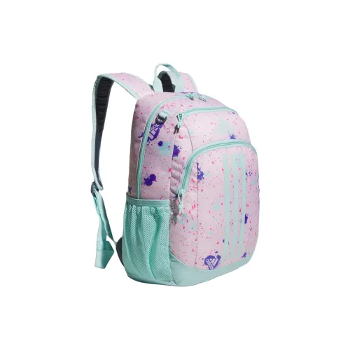 Adidas Переработанный полиэстер рюкзак Unisex Light розовый и полупрозрачный блестящий зеленый