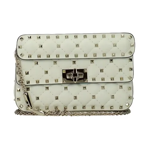 Valentino Кожа Сумка через плечо Женская Айвори