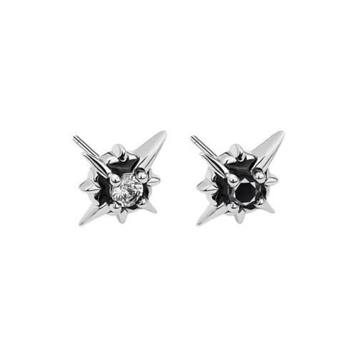 JKEM Copper Stud Earrings Women's JKEM Медные серьги-гвоздики женские