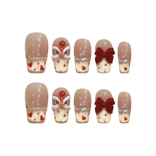 Yun Yue Joe Золотой Запечатанный Лев 20 мм Короткий LADDER Розовый Румяна Stain Новый китайский стиль