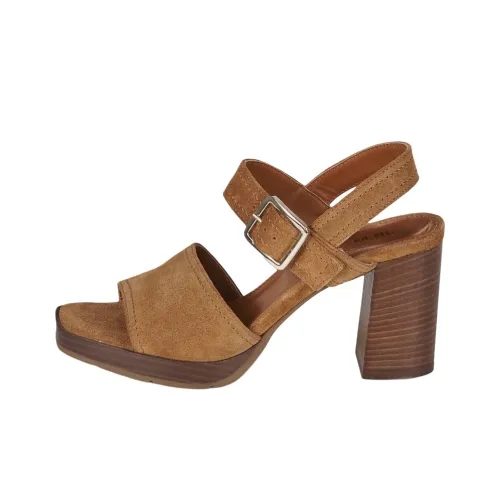 JB MARTIN DYNAS one Ремешок Сандалии 9 см Женские Светло-Коричневый