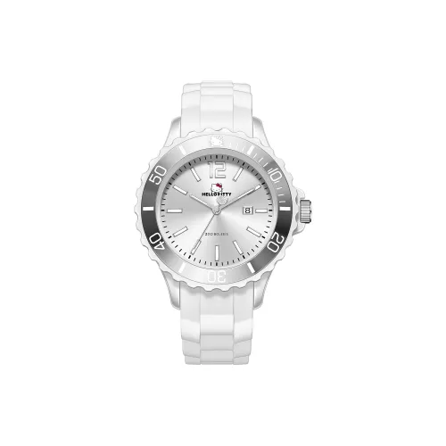 Hello Kitty Sanrio Series Кварцевый механизм Женские часы Белый циферблат