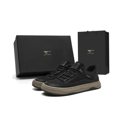 SEPTWOLVES Противоскользящие и износостойкие кроссовки для скейтбординга с низким верхом увеличивающие высоту мужские