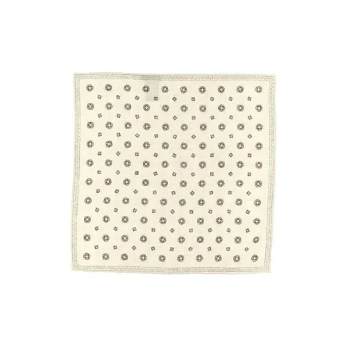 BRUNELLO CUCINELLI Шелковый квадратный шарф Мужской Многоцветный